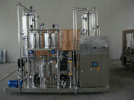 High Speed Water Filling Production Line Carbonated Soft Drink Mixer for Glass Bottle