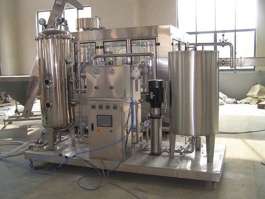 High Speed Water Filling Production Line Carbonated Soft Drink Mixer for Glass Bottle